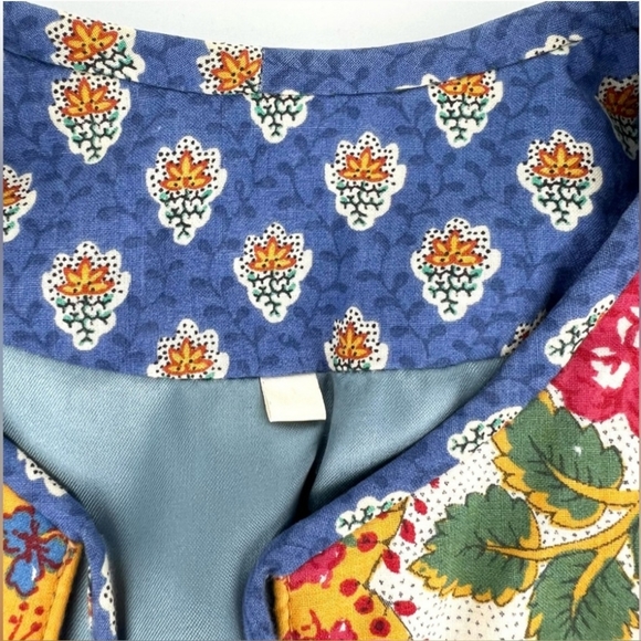 1980S FRENCH PROVENÇAL QUILTED JACKET - Picture 11 of 13